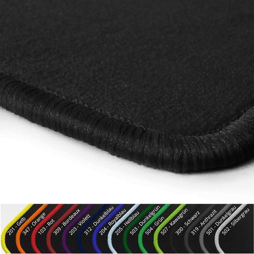 Fußmatten velours schwarz - velours,